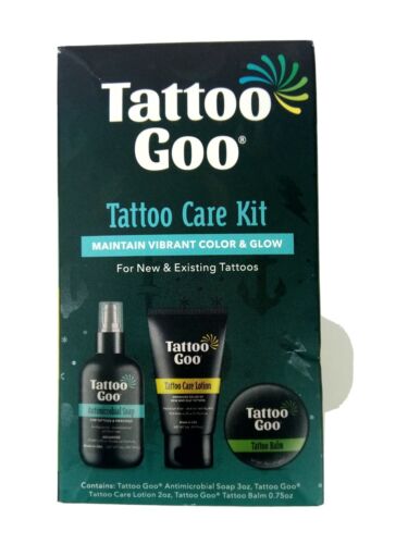 New Tattoo Goo TATTOO CARE KIT: Antimicrobial Soap Lotion & Balm  855569201128 | eBay