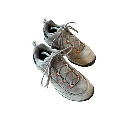 Women’s Merrell Size Nerve Gray/Orange Hiking Shoes w Air Cushion 
