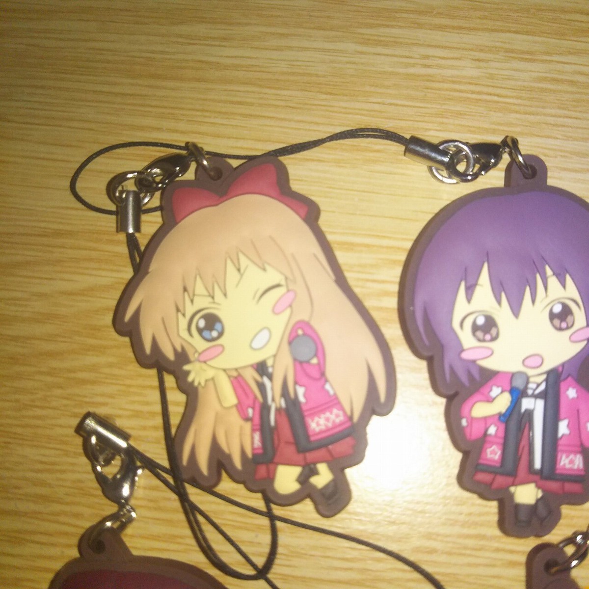 応援グッズ yu- A72879 YuruYuri Rubber strap set Kyoko Yui Ayano Mirakurun