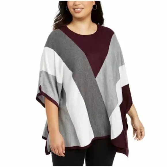 Calvin klein poncho sale sweater