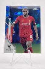 Sadio Mane 2019-20 Topps Chrome UEFA Sapphire #90 Liverpool