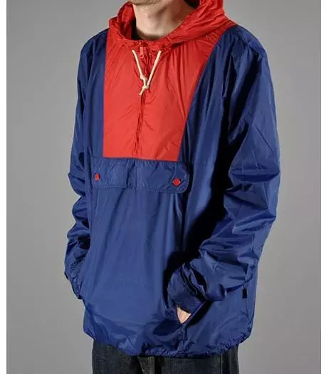 MEN S GUYS WESC WeSC Mumrik Annorak Jacket WINDBREAKER BLUE RED