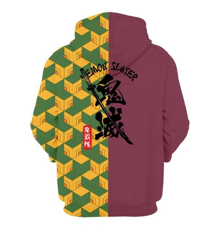 VETEMENTS Felpa con cappuccio Demon Slayer: Kimetsu no Yaiba anime