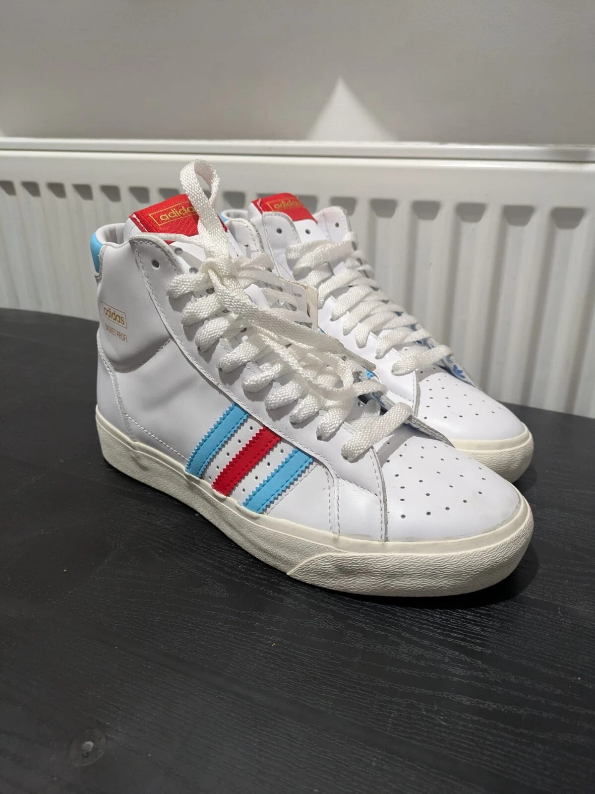 Scarpe da ginnastica alte Adidas Basket Pro Fi taglia uk 6