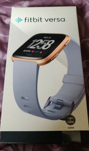 fitbit versa rose gold periwinkle