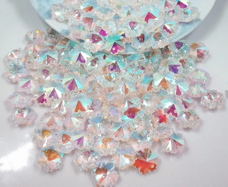 Collana con fiocco di neve per donna, ragazza, regalo di