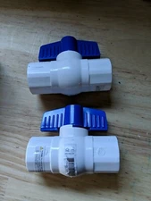 Pack of 2 - Homewerks Worldwide VBVP40E4B Slip Ball Valve PVC Sch. 40, 3/4"