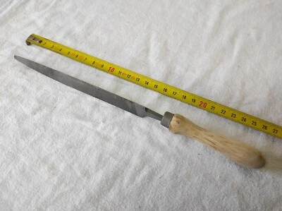 Outil à main Lime triangulaire pour métaux 12mm par 26cm - Photo 1/4