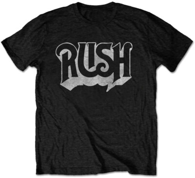 Rush 'Logo' (Schwarz) T-Shirt - NEU & OFFIZIELL!