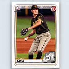 2020 Bowman Draft - Justin Lange #BD-99 - San Diego Padres