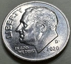 2020-P  ONE ROOSEVELT DIME 10c 2468X