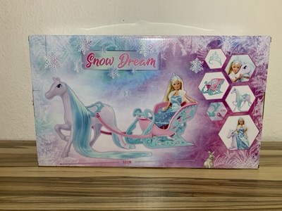 Steffi Love Schlitten Kutsche + Puppe + Pferd Winterzauber Snow Dream  NEU  OVP