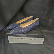 Vintage Silvia Fiorentina Women's Leather Made in Italy Shoes Size 8M S758 Spiga