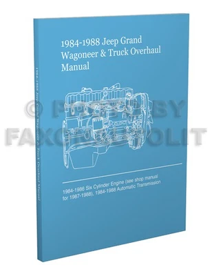 1984-1988 Jeep Reformar Manual Grand Wagoneer J10 J20 Truck Auto Trans Motor 6 - Imagen 1 de 4