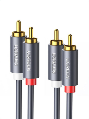 UGREEN Cinch Kabel 2M Stereo Audio Kabel Auf 2RCA Für Verstärker, Heimkino, Fern