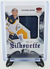 2013-14 Panini Crown Royale Tuukka Rask Silhouette Materials Patch /10 #S-TR