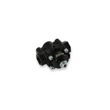 Holley Black Die Cast Aluminum Bypass Style Fuel Pressure Regulator For Gasoline