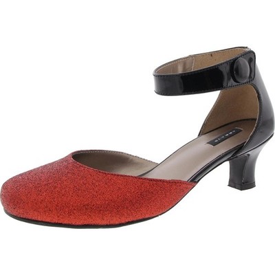 Array Womens Charlie Black Dressy Mary Jane Heels Shoes 8 Medium (B,M) BHFO 3546