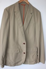 Rohan Men's Fusion Blazer Travel Casual Chore Outdoor Smart in Beige Size 42