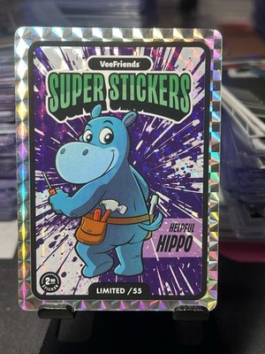2025 VeeFriends Manga Series Helpful Hippo Purple Splash Limited/55