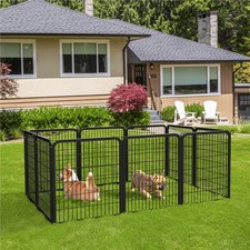 Butterslay Modern Dog Playpen Panels For Outdoor  Indoor