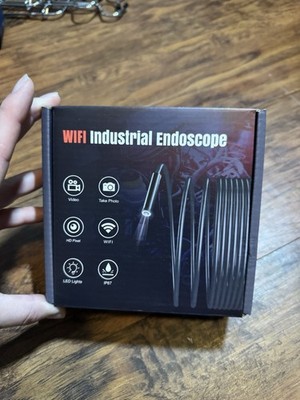 W600 WiFi Digital Inspection Camera Endoscope 7.9mm 5.5FT Semi-Rigid IP67