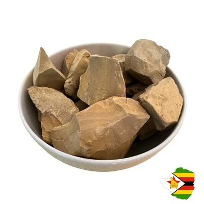 100% PURE Zimbabwean Edible clay kaolin (Ivhu) (Ayilo) (Calaba Clay) (Mabele) 200g-1kg