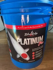 Blue Ridge Koi Fish Food 14lb - Koi Food 3/16” Platinum Pro Formula - FREE SHIP