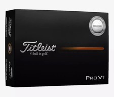 NEW Titleist Pro V1 AIM Enhanced Alignment Golf Balls White One Dozen