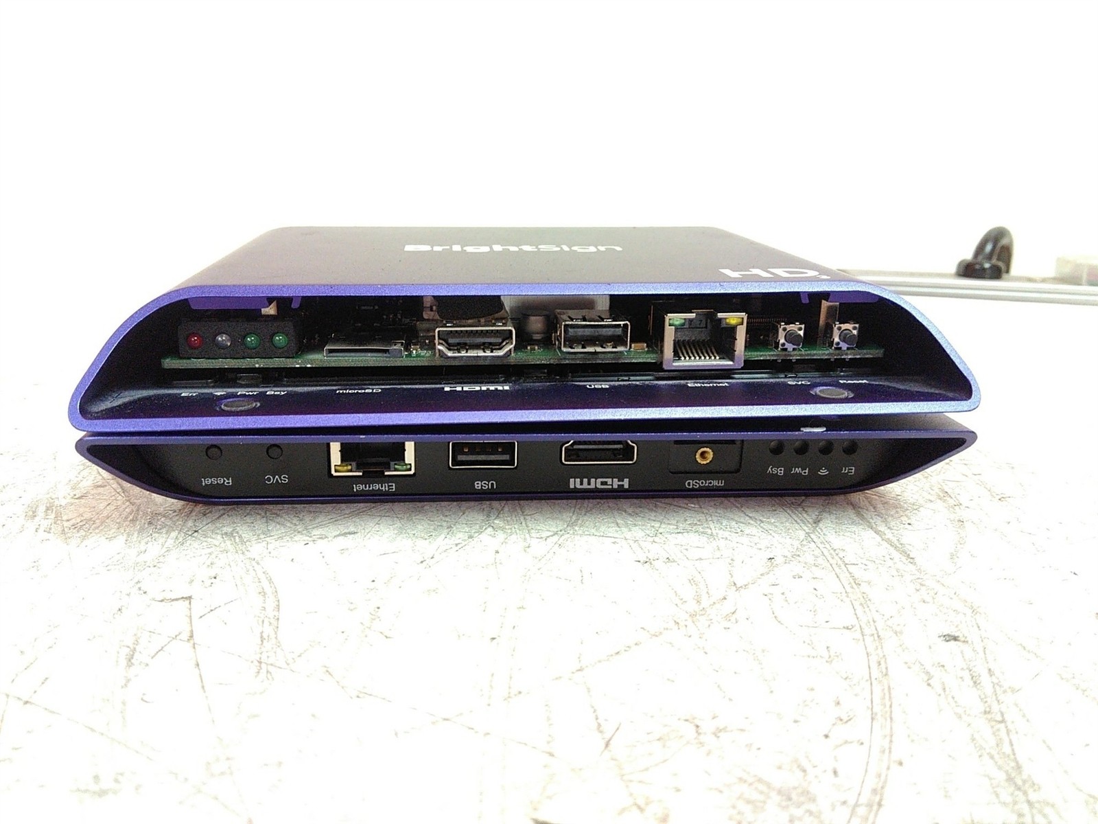 Defective Lot of 2 BrightSign HD3 HD1023 Solid State Digital Sign Computer AS-IS