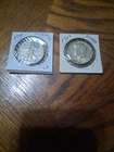 2 Us Silver Half Dollars 1-Walking Liberty And 1 Kennedy