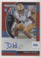 2020 Panini Prizm Draft Picks Rookies Red Darnay Holmes #261 Auto 0bk