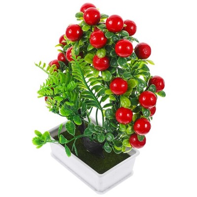 Künstlicher Bonsai Baum Kunstpflanze Realistische Simulierter Obstbaum
