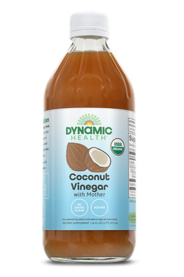 Dynamic Health  Coconut Vinegar w Mother Organic | 16 oz