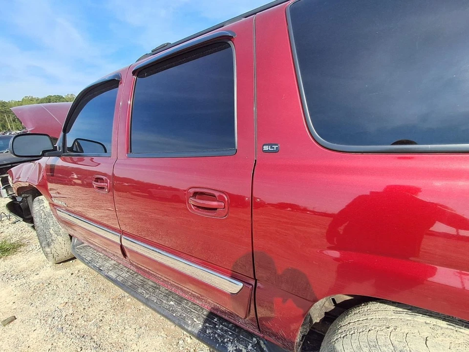 2002 GMC Yukon XL Driver Left Rear Door Red - Local Pickup Only - Used - Image 2 of 3