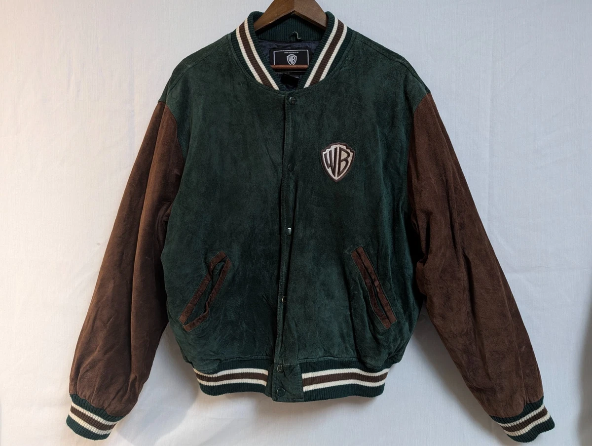 Suede Outer Shell Coats, Jackets & Vests Varsity Jacket for Men