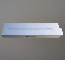 Apple Pencil Pro Stylus w/Bluetooth Wireless Connectivity, White, Mdl A2538 NEW!