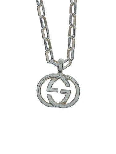 GUCCI SV925 Collana in argento con top da uomo usata