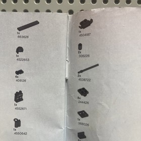 LEGO Space Police Truck Getaway Instruction Manual Booklet Only #5972 No Bricks