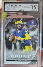 2023 Leaf Rookie Exclusive Flag Edition  JJ Mcarthy #FL-11 Gem Mint 10 Free S&H
