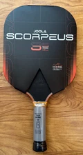 New JOOLA Collin Johns Scorpeus 3S 16mm Pickleball Paddle Orange Fade