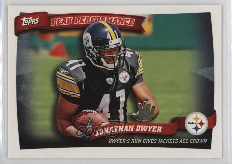 Jonathan Dwyer Topps Peak Performance #PP26 Base