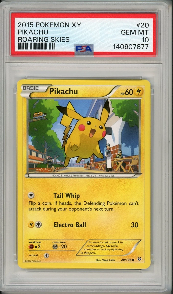 Pikachu 20/108 Roaring Skies for sale | eBay