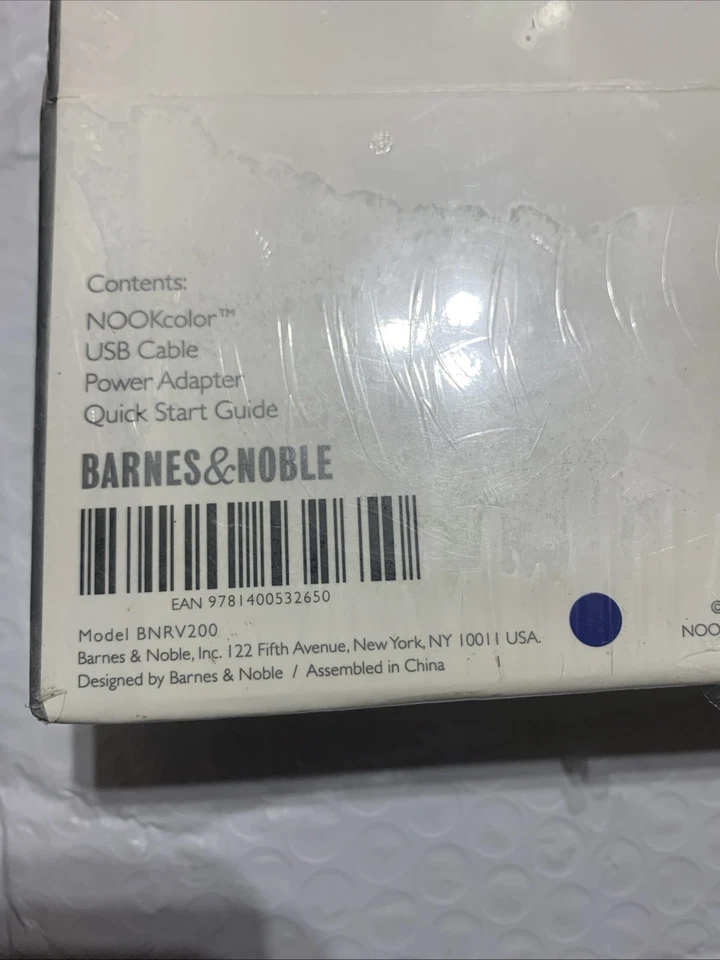 Barnes & Noble BNRV200 8GB NOOK Color Wifi eReader 7 Slate  Brand New Sealed W12 - Image 4 of 4