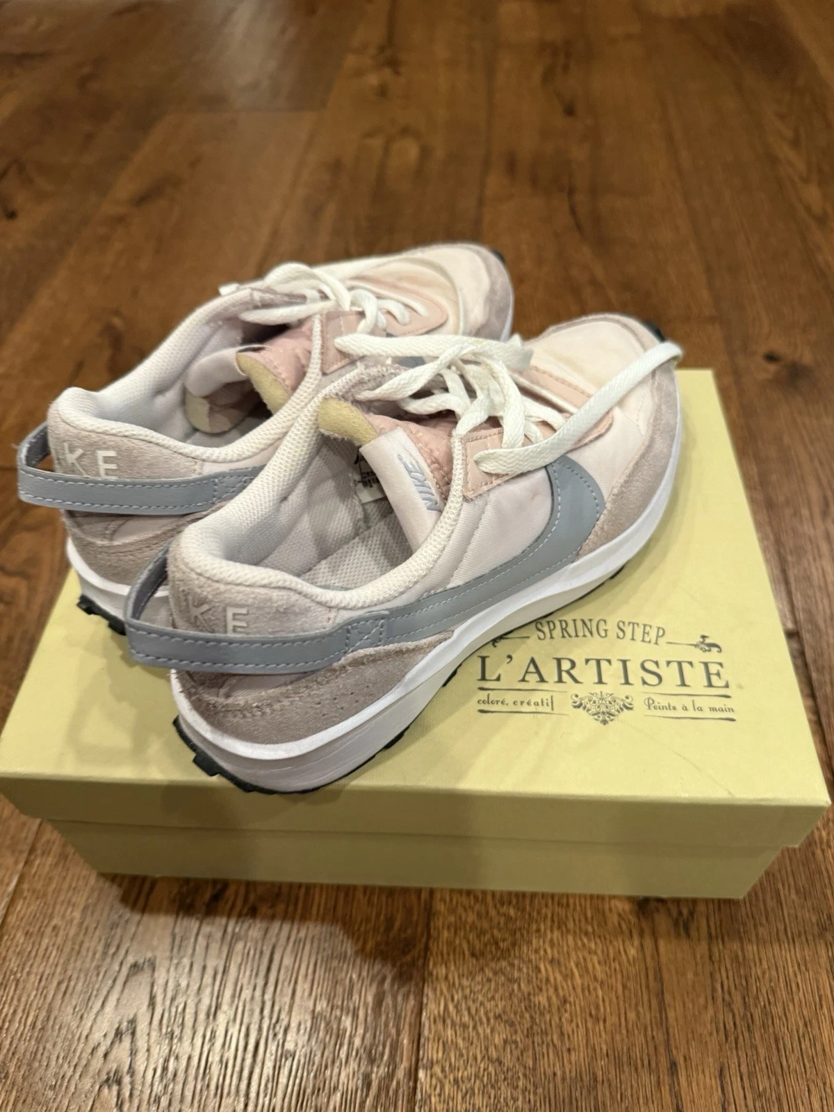 Nike Waffle Debut rosa grigio sneaker donna taglia 7