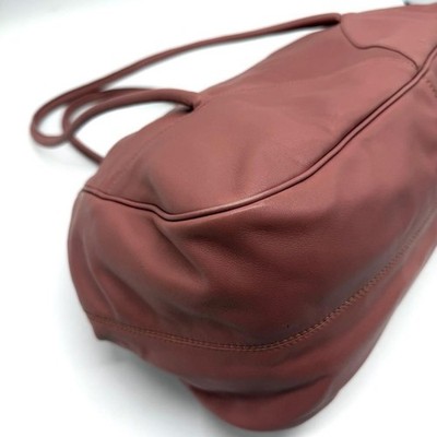 Francesco Biasia Leather Tote Bag Pink Archive Y2K Grunge Vintage