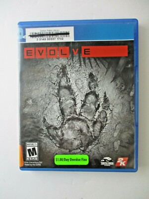 Evolve (Sony PlayStation 4, 2015) Rated M game gaming 