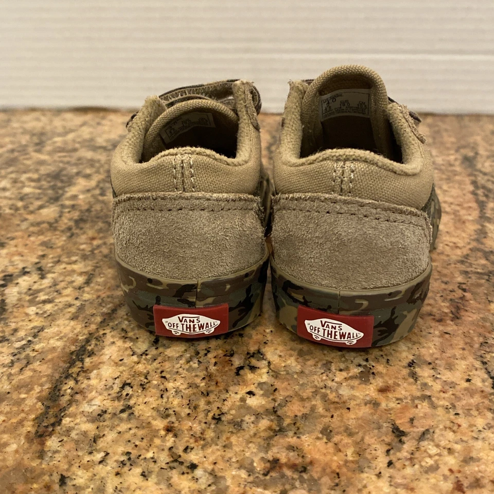 VANS Old Skool V Niños Niños Pequeños Zapatos Camuflados Acera Cornstalk VN0A4VJJSQ7 Talla 4 Foto 4 de 4