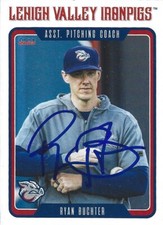 Ryan Buchter Signed 2023 Lehigh Valley Iron Pigs Team Set Choice