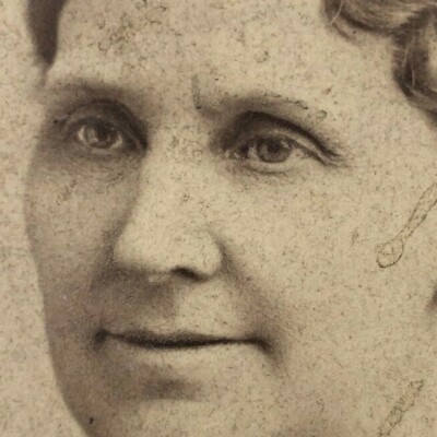 Cincinnati, OH Antique Cabinet Card Photo Mrs. Caroline WHITE ISSAC HENRY WHITE